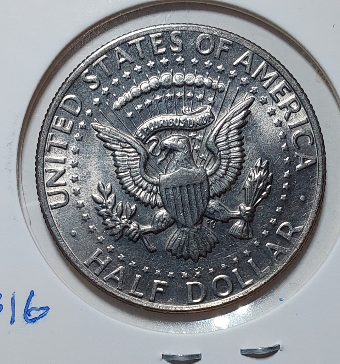 1978 Kennedy half dollar doubled die obverse DDO showing doubling in LIBERTY lettering close-up